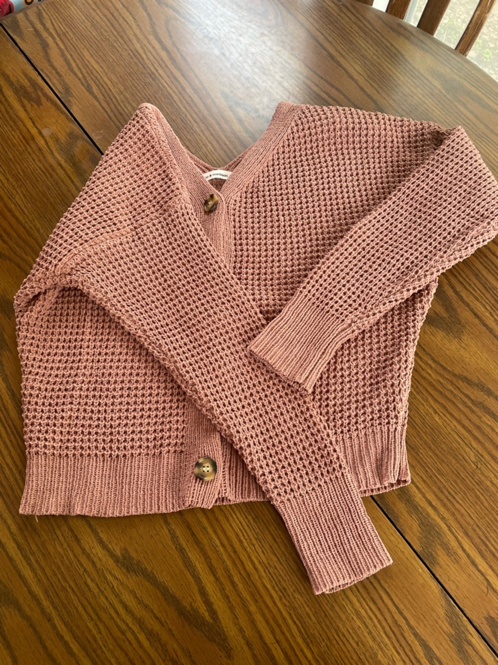 NWOT Moon and Madison Mauve Sweater - Picture 5 of 8